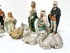 Mid-Century Nativity Set