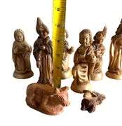 Hand Carved Wooden Nativity Pieces
