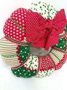 Vintage Plush Holiday Wreath