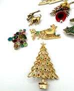 Vintage Holiday Brooches