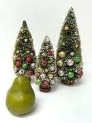 Vintage Bottle Brush Tree Set