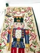 Pair of Katha Diddel Nutcracker  Needlepoint Stockings