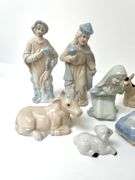 Vintage Porcelain Nativity Set