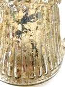Trio of Decorative Glass Christmas Trees
