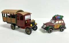 “City Taxi” & “Poinsettia Delivery Truck” Department 56