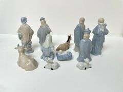 Vintage Porcelain Nativity Set
