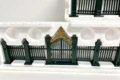 Set of 3 “Village Wrought Iron Gate And Fence” by Department 56