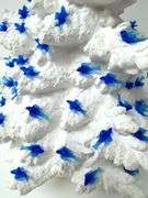 Vintage Blue & White Ceramic Tree