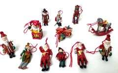 Department 56 Hand Painted Articulated Miniature Ornaments