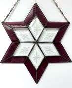 Stained Glass Hanging Star