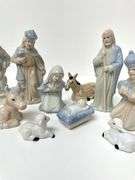 Vintage Porcelain Nativity Set