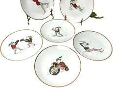 Restoration Hardware Naughty Elf Snack Plates