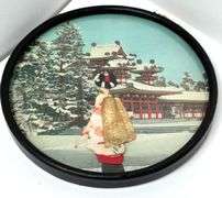 Vintage 3D Geisha Wall Art Decor