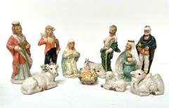 Mid-Century Nativity Set