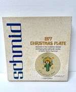 4 1970’s Schmid Limited Edition Christmas Collector’s Plates