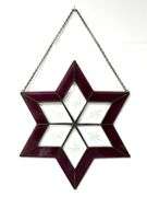 Stained Glass Hanging Star