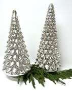 Pottery Barn Mercury Glass Trees