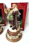 Windsor Collection Musical Santa Pair