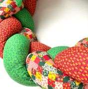 Vintage Plush Holiday Wreath
