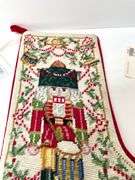 Pair of Katha Diddel Nutcracker  Needlepoint Stockings