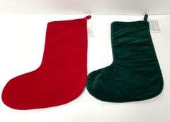 Pair of Katha Diddel Nutcracker  Needlepoint Stockings