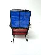 Stained Glass Sleigh & Ornaments