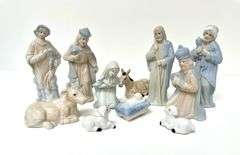 Vintage Porcelain Nativity Set