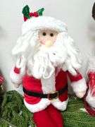 Plush Santa & Reindeer