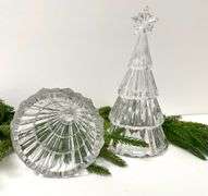 Pair of Mikasa Crystal  “Starshine Trees”