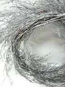 Silver Glitter Wreaths