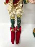 Pair of Jingle Christmas Elves