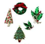 Vintage Christmas Brooches
