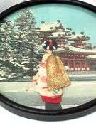 Vintage 3D Geisha Wall Art Decor