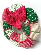 Vintage Plush Holiday Wreath
