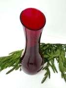 LSA Polish Ruby Red Glass Vase