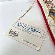 Pair of Katha Diddel Nutcracker  Needlepoint Stockings