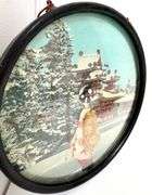 Vintage 3D Geisha Wall Art Decor