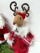 Plush Santa & Reindeer