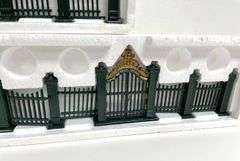 Set of 3 “Village Wrought Iron Gate And Fence” by Department 56
