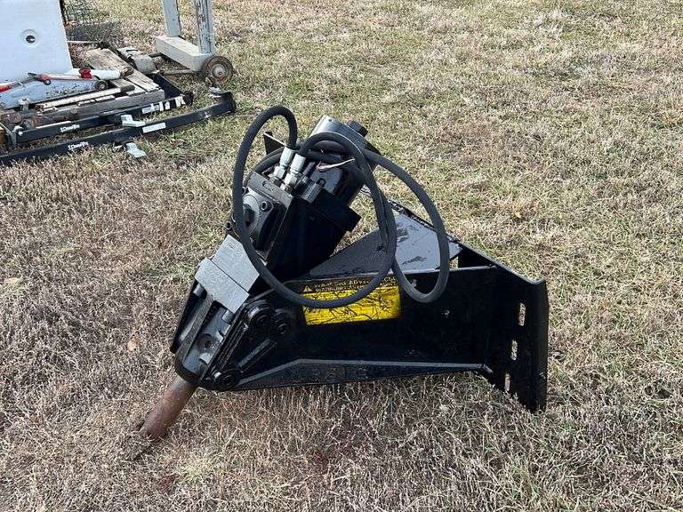 Bobcat Concrete Breaker Peterson Land & Auction LLC