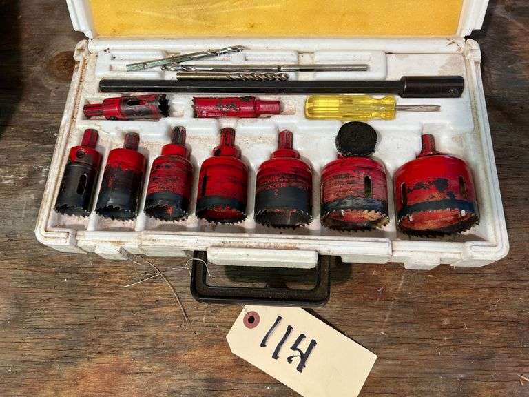 9 Piece Hole Saw Kit Peterson Land & Auction LLC