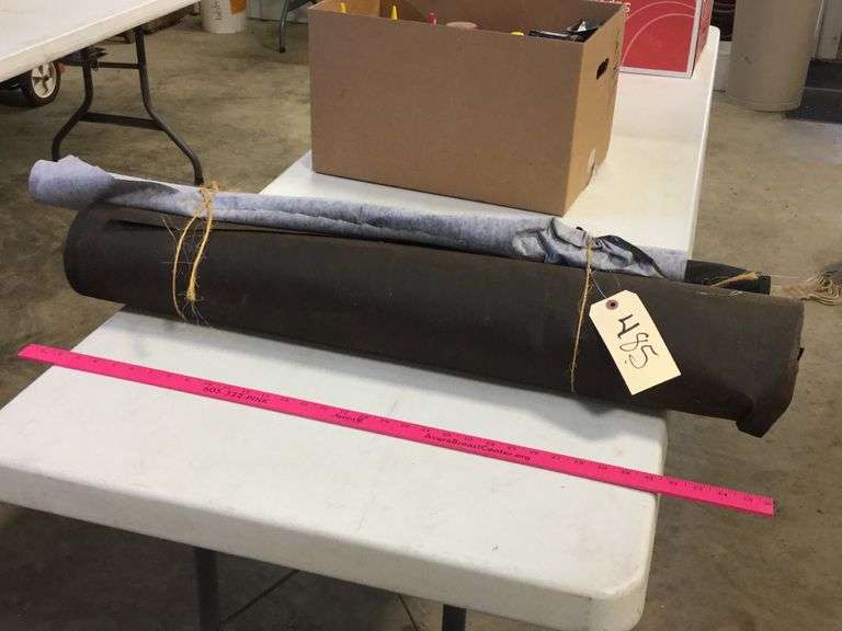 Roll tar paper & weed barrier Peterson Land & Auction LLC