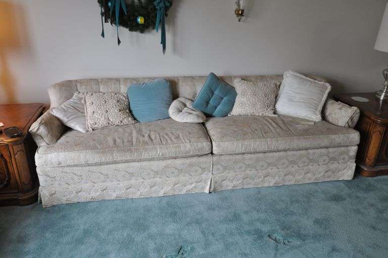 Upholstered Sofa Peterson Land & Auction LLC