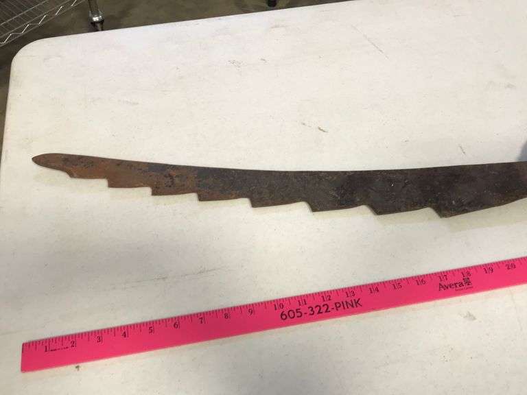 Hay knife Peterson Land & Auction LLC