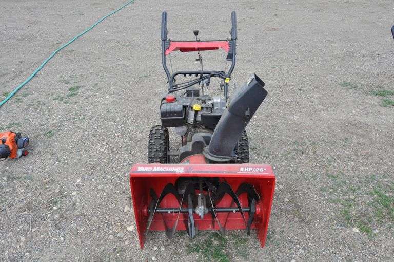Yard Machines Snow blower Peterson Land & Auction LLC