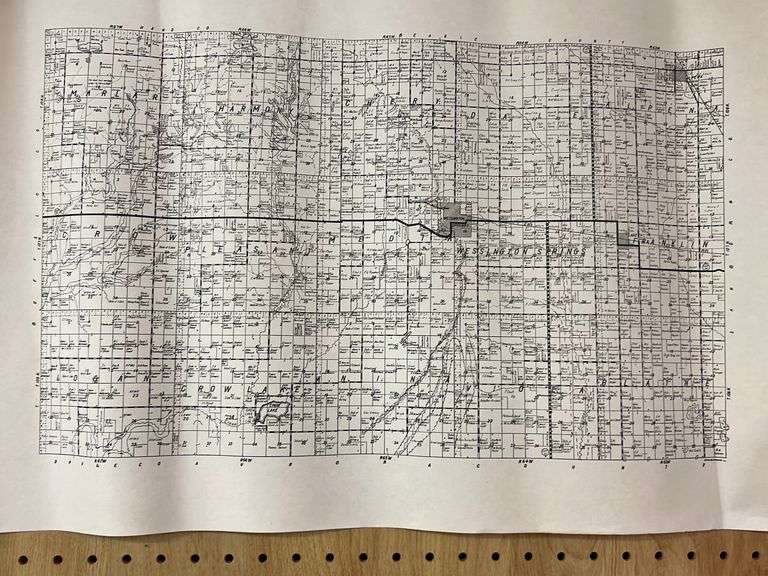17” x 27” Jerauld County, SD Plat Map Peterson Land & Auction LLC