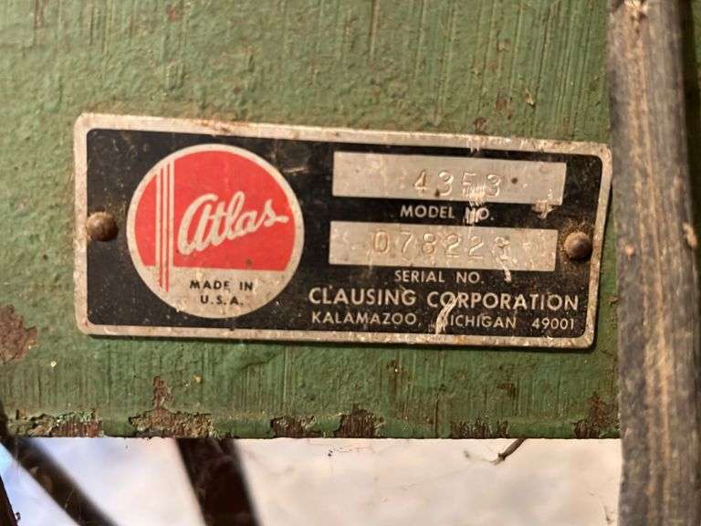 Atlas Model 4353 Band Saw Peterson Land & Auction LLC