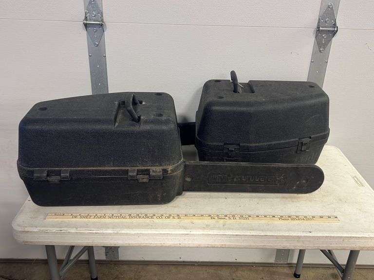 (2) McCulloch Chain Saw Cases Peterson Land & Auction LLC