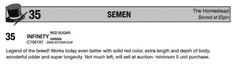SEMEN PACKAGE: INFINITY