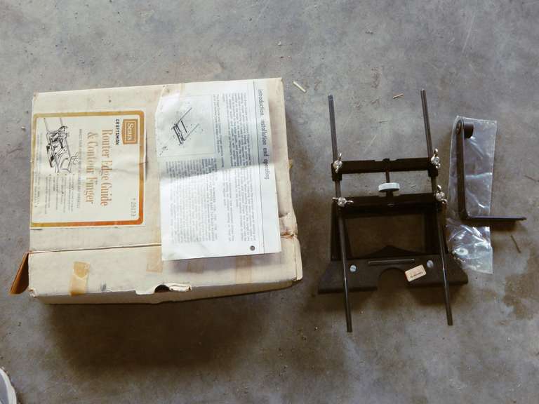 Craftsman Router Edge Guide & Contour Finger Property Peddler